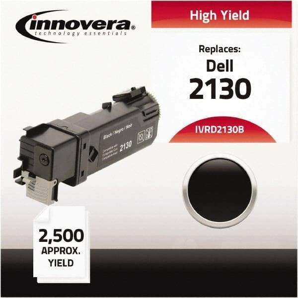 innovera - Black Toner Cartridge - Use with Dell 2130CN, 2135CN - Industrial Tool & Supply