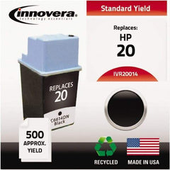 innovera - Black Inkjet Printer Cartridge - Use with HP Deskjet D2530, D2545, D2560, D5560, F4200, F4440, F4480, Photosmart C4640, C4650, C4680, C4795 - Industrial Tool & Supply