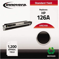 innovera - Black Toner Cartridge - Use with HP Color LaserJet CP1020, CP1025NW, LaserJet Pro 100 Color MFP M175A, M175NW, LaserJet Pro 200 Color MFP M275NW - Industrial Tool & Supply