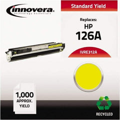 innovera - Yellow Toner Cartridge - Use with HP Color LaserJet CP1020, CP1025NW, LaserJet Pro 100 Color MFP M175A, M175NW, LaserJet Pro 200 Color MFP M275NW - Industrial Tool & Supply