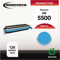 innovera - Cyan Toner Cartridge - Use with HP LaserJet 5500, 5550 - Industrial Tool & Supply