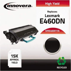 innovera - Black Toner Cartridge - Use with Lexmark E460dn, E460dw, E462DTN, X463DE, X464DE, X466DE - Industrial Tool & Supply
