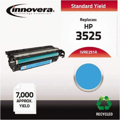 innovera - Cyan Toner Cartridge - Use with HP Color LaserJet CM3530 MFP, CM3530FS MFP, CP3525DN, CP3525N, CP3525X - Industrial Tool & Supply