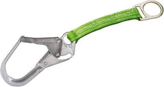 Miller - 1.58' Long, 2.4" Eye Length, D-Ring Rebar Hook Anchor - 5,000 Lb Capacity, Steel & Polyester - Industrial Tool & Supply