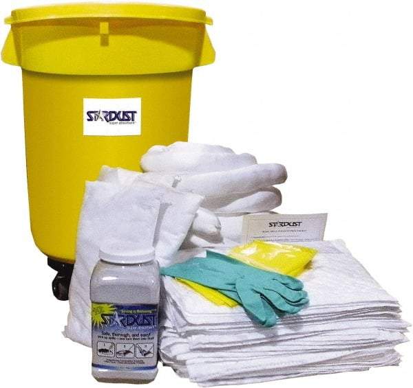 Stardust Spill Products - Spill Clean-Up System Accessory Kit Spill Kit - 32 Gal Mobile Spill Cart - Industrial Tool & Supply