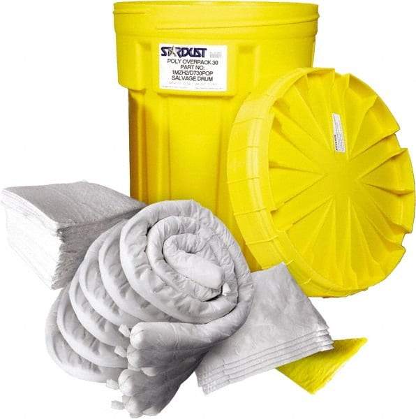 Stardust Spill Products - Spill Clean-Up System Accessory Kit Spill Kit - 30 Gal Mobile Spill Cart - Industrial Tool & Supply