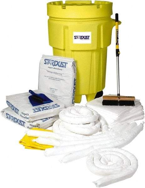 Stardust Spill Products - Spill Clean-Up System Accessory Kit Spill Kit - 95 Gal Mobile Spill Cart - Industrial Tool & Supply