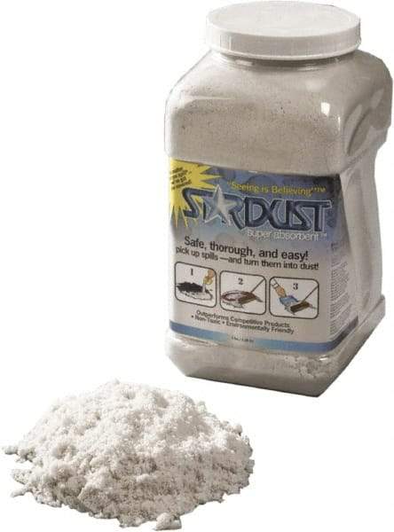 Stardust Spill Products - 3 Lb Jug Amorphous Alumina Silicate Granular Absorbent - Universal Use - Industrial Tool & Supply