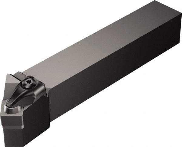 Sandvik Coromant - DSSN, Right Hand Cut, 45° Lead Angle, 1" Shank Height x 1" Shank Width, Negative Rake Indexable Turning Toolholder - 6.3276" OAL, SNGQ 12 07 08 Insert Compatibility, Series T-Max P - Industrial Tool & Supply