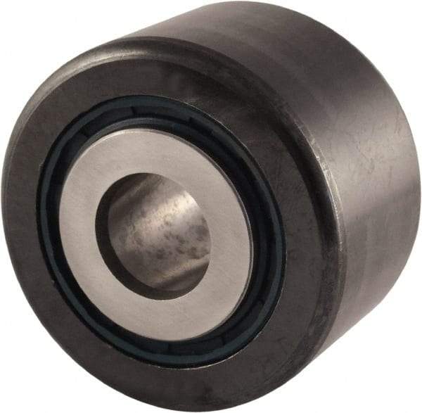 RBC Bearings - 3/4" Bore, 2-1/2" Roller Diam x 1-1/2" Roller Width, Carbon Steel Sealed Yoke Cam Follower - 16,800 Lb Dynamic Load Capacity, 1-9/16" Overall Width - Industrial Tool & Supply