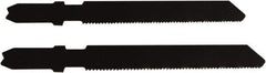 Disston - 2-3/4" Long, 20 Teeth per Inch, Carbon Steel Jig Saw Blade - Toothed Edge, 0.067" Thick, U-Shank, Raker Tooth Set - Industrial Tool & Supply