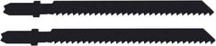 Disston - 2-3/4" Long, 8 Teeth per Inch, Carbon Steel Jig Saw Blade - Toothed Edge, 0.067" Thick, U-Shank, Raker Tooth Set - Industrial Tool & Supply