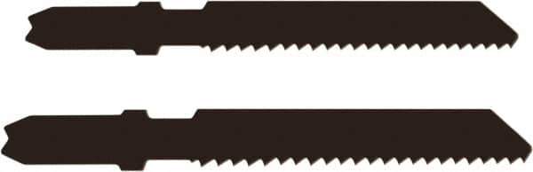 Disston - 3-1/8" Long, 12 Teeth per Inch, Carbon Steel Jig Saw Blade - Toothed Edge, 0.067" Thick, U-Shank, Raker Tooth Set - Industrial Tool & Supply