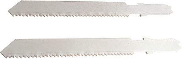 Disston - 3" Long, 18 Teeth per Inch, Bi-Metal Jig Saw Blade - Toothed Edge, 0.06" Thick, U-Shank, Raker Tooth Set - Industrial Tool & Supply