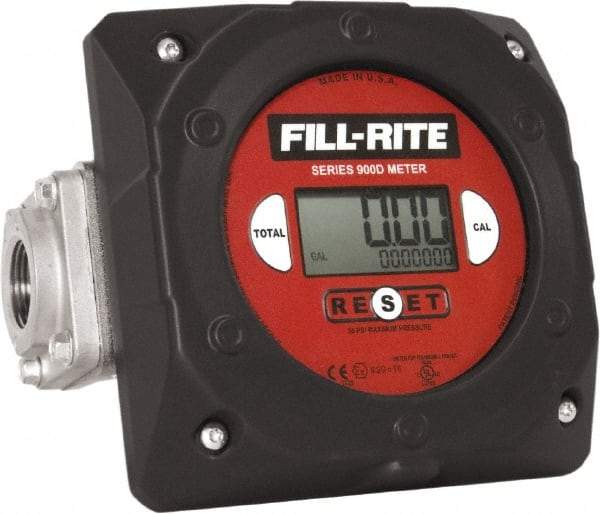 Tuthill - 1" Digital Fuel Meter Repair Part - For Use with Pump - FR1210G, FR1210GA, FR2410G, SD1202G, FR610G, FR700V, FR700VN, FR152, FR112 - Industrial Tool & Supply