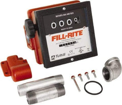 Tuthill - 1" Mechanical Fuel Meter Repair Part - Contains 4 Digit (Gal) Meter, For Use with Pump - FR4210G, FR4410G, FR4204G, FR4210GB, FR4210BGFQ - Industrial Tool & Supply