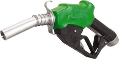 Tuthill - 30 GPM, Gasoline, Kerosene & Diesel Fuel 1" Auto Nozzle with Hook - 1" Inlet, 1" Outlet - Industrial Tool & Supply