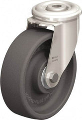 Blickle - 5" Diam x 1-9/16" Wide x 5-7/8" OAH Hollow Kingpin Mount Swivel Caster - Heat-Resistant Nylon, 330 Lb Capacity, Ball Bearing, Hollow Kingpin Stem - Industrial Tool & Supply