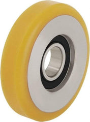 Blickle - 3 Inch Diameter x 63/64 Inch Wide, Polyurethane-Elastomer Blickle Extrathane Caster Wheel - 363 Lb. Capacity, 15/32 Inch Axle Diameter, Ball Bearing - Industrial Tool & Supply