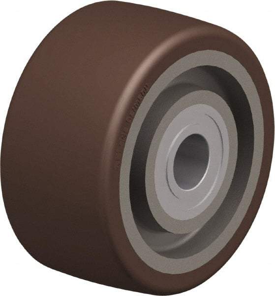 Blickle - 4 Inch Diameter x 1-31/32 Inch Wide, Polyurethane-Elastomer Blickle Besthane Caster Wheel - 1,100 Lb. Capacity, 2 Inch Axle Diameter, Ball Bearing - Industrial Tool & Supply