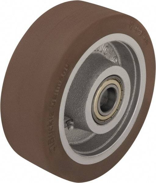 Blickle - 6-1/2 Inch Diameter x 1-31/32 Inch Wide, Polyurethane-Elastomer Blickle Besthane Caster Wheel - 1,760 Lb. Capacity, 1 Inch Axle Diameter, Ball Bearing - Industrial Tool & Supply