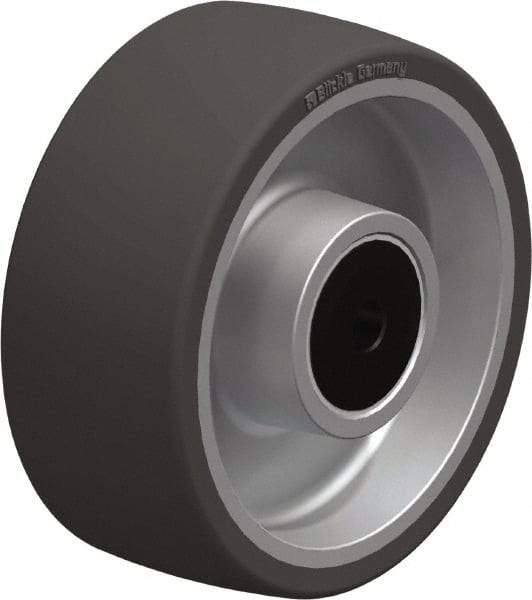 Blickle - 4 Inch Diameter x 1-37/64 Inch Wide, Polyurethane-Elastomer Blickle Softhane Caster Wheel - 220 Lb. Capacity, 5/16 Inch Axle Diameter, Ball Bearing - Industrial Tool & Supply