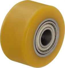 Blickle - 2 Inch Diameter x 1-29/64 Inch Wide, Polyurethane-Elastomer Blickle Extrathane Caster Wheel - 330 Lb. Capacity, 5/16 Inch Axle Diameter, Ball Bearing - Industrial Tool & Supply