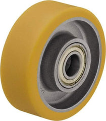 Blickle - 4 Inch Diameter x 1-37/64 Inch Wide, Polyurethane-Elastomer Blickle Extrathane Caster Wheel - 770 Lb. Capacity, 19/32 Inch Axle Diameter, Ball Bearing - Industrial Tool & Supply