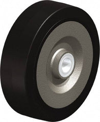 Blickle - 10 Inch Diameter x 3-9/64 Inch Wide, Solid Rubber Caster Wheel - 2,200 Lb. Capacity, 1-3/16 Inch Axle Diameter, Ball Bearing - Industrial Tool & Supply