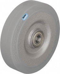 Blickle - 8 Inch Diameter x 1-31/32 Inch Wide, Solid Rubber Caster Wheel - 1,320 Lb. Capacity, 25/32 Inch Axle Diameter, Ball Bearing - Industrial Tool & Supply