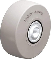 Blickle - 5 Inch Diameter x 1-31/32 Inch Wide, Solid Rubber Caster Wheel - 704 Lb. Capacity, 25/32 Inch Axle Diameter, Ball Bearing - Industrial Tool & Supply