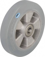 Blickle - 6-1/2 Inch Diameter x 1-31/32 Inch Wide, Solid Rubber Caster Wheel - 880 Lb. Capacity, 25/32 Inch Axle Diameter, Ball Bearing - Industrial Tool & Supply