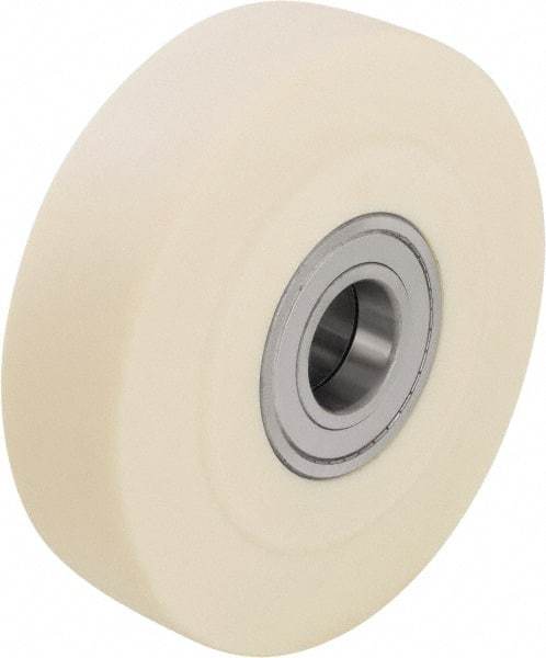 Blickle - 10 Inch Diameter x 2-9/16 Inch Wide, Impact-Resistant Cast Nylon Caster Wheel - 11,000 Lb. Capacity, 1-3/4 Inch Axle Diameter, Ball Bearing - Industrial Tool & Supply