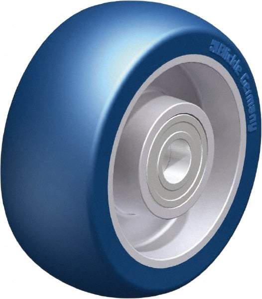 Blickle - 4 Inch Diameter x 1-37/64 Inch Wide, Polyurethane-Elastomer Blickle Besthane Caster Wheel - 660 Lb. Capacity, 19/32 Inch Axle Diameter, Ball Bearing - Industrial Tool & Supply