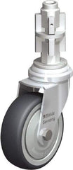 Blickle - 3" Diam x 63/64" Wide x 4" OAH Metal Expander Mount Swivel Caster - Rubber Elastomer (TPE), 165 Lb Capacity, Ball Bearing, Metal Expander Stem - Industrial Tool & Supply