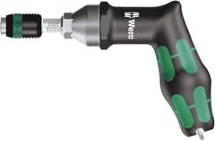 Wera - 1 Piece, 4 to 8.8 N/m, Adjustable Torque Limiting Screwdriver - 0.025" Drive - Industrial Tool & Supply