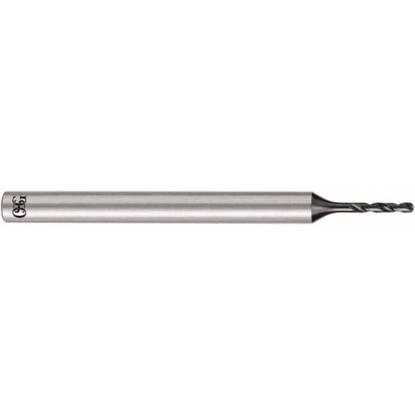 OSG - 1.31mm, 140° Point, Solid Carbide Micro Drill Bit - Industrial Tool & Supply