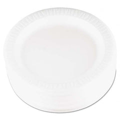 DART - Quiet Classic Laminated Foam Dinnerware, Plate, 9" Diam, WH, 125/PK, 4 Packs/CT - Industrial Tool & Supply