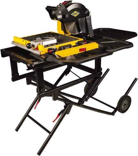 QEP - 15 Amps, 10" Blade Diam, 4,500 RPM, Electric Circular Saw - 120 Volts, 2.5 hp, 5/8" Arbor Hole, Right Blade - Industrial Tool & Supply