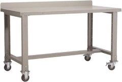 Rousseau Metal - Mobile Workstation - Fixed Leg, 60" Long x 30" Deep x 40" High - Industrial Tool & Supply