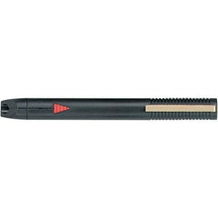 Quartet - Plastic Pen Size Laser Pointer - Black, 2 AAA Batteries Included - Industrial Tool & Supply