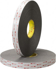 3M - 1" x 36 Yd Acrylic Adhesive Double Sided Tape - 45 mil Thick, Polyethylene Foam Liner, Series 5952WF - Industrial Tool & Supply