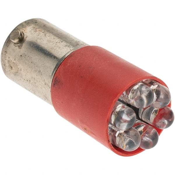 Schneider Electric - Pushbutton Control Station LED Bulb - For Use with 30mm Control and Signalling Units, Harmony 9001K, Harmony 9001SK - Industrial Tool & Supply