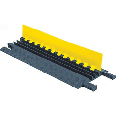 Checkers - On Floor Cable Covers Cover Material: Polyurethane Number of Channels: 3 - Industrial Tool & Supply