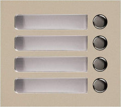 Aiphone - Public Address & Intercom Accessories Type: Four Call Button Panel For Use With: GF and GT Series - Industrial Tool & Supply