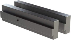 CarveSmart - 3/4" Wide x 2" High x 3/4" Thick, Flat/No Step Vise Jaw - Soft, Aluminum, Fixed Jaw, Compatible with 6" Vises - Industrial Tool & Supply