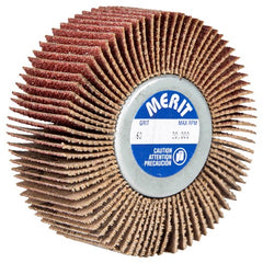 3″ × 1″ × 1/4″-20 Super Finish Flap Wheel 320 Grit Aluminum Oxide - Industrial Tool & Supply
