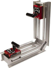 Mag-Mate - 3-7/8" Wide x 12-1/4" Deep x 12-1/4" High Rare Earth Magnetic Welding & Fabrication Square - 450 Lb Average Pull Force - Industrial Tool & Supply