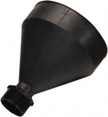 Funnel King - 9-3/16" High x 7-1/2" Diam, Polyethylene, Drum Funnel - 55 Gal Drum/Pail Capacity - Industrial Tool & Supply