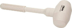 Beta - 18 oz Head 1-49/64" Face Diam Rubber Dead Blow Hammer - 11.4219" OAL, Rubber Handle - Industrial Tool & Supply